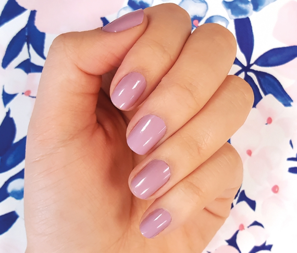 Manchester Mauve Dry Nail Polish strips